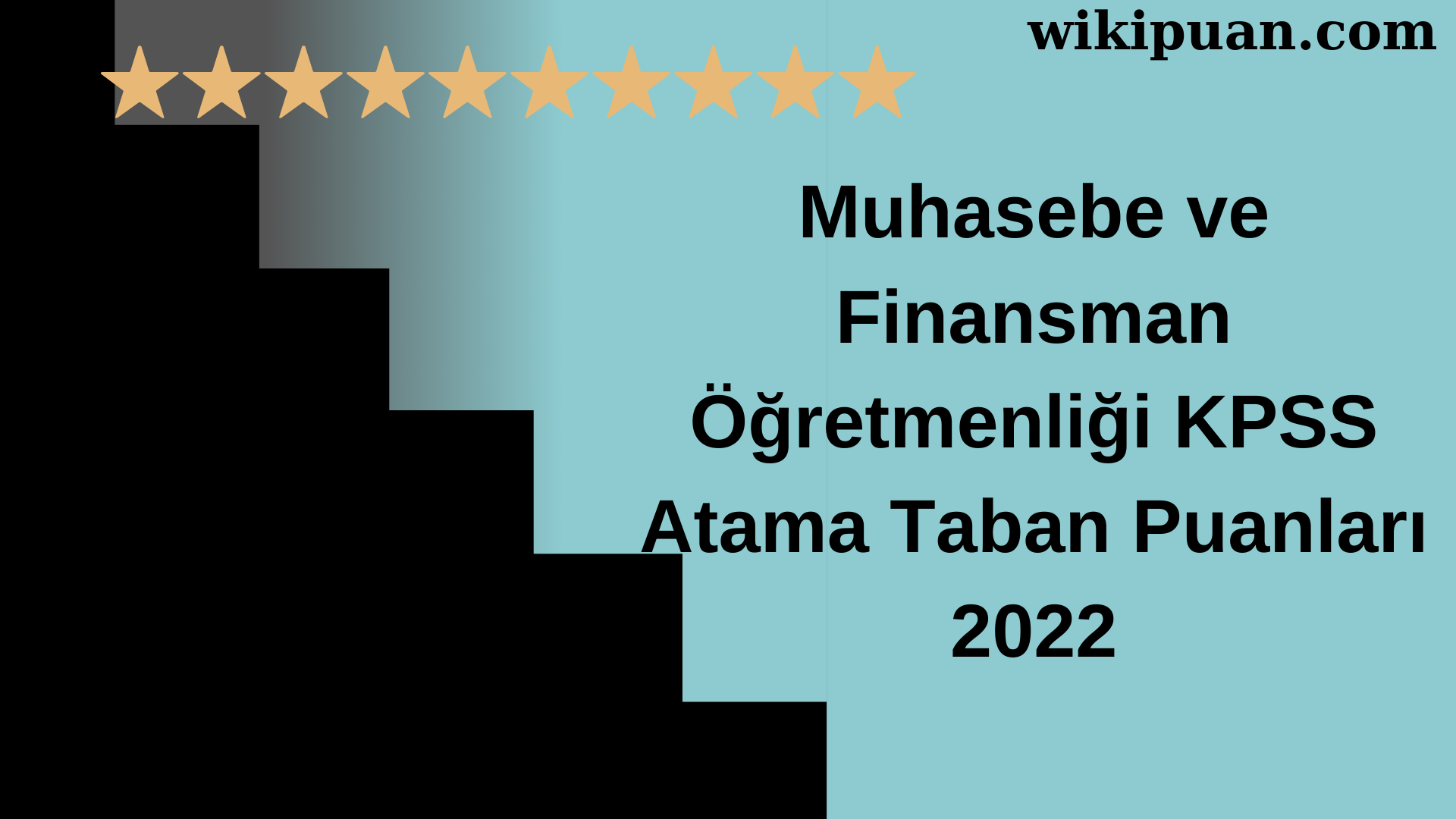 Muhasebe ve Finansman Öğretmenliği KPSS Atama Taban Puanları Temmuz 2022-MEB