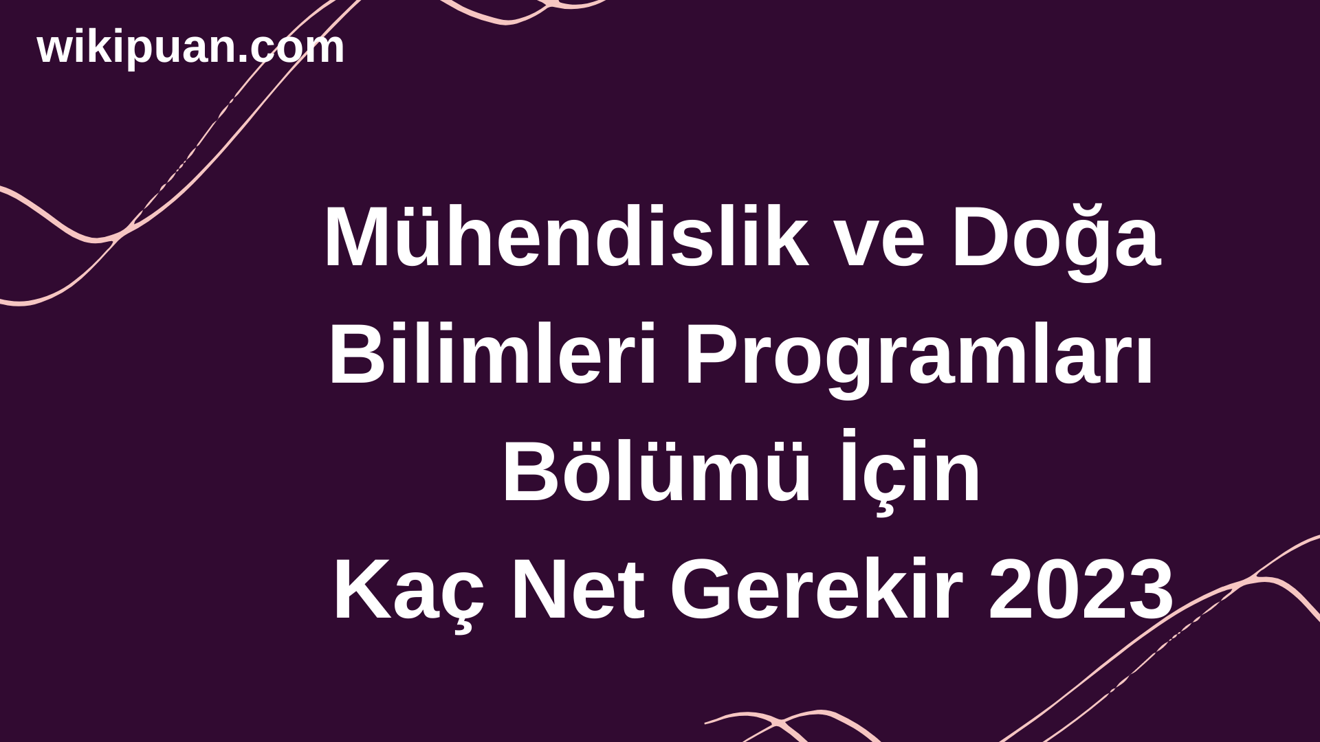 Mühendislik ve Doğa Bilimleri Programları Bölümü İçin Kaç Net Gerekir 2023