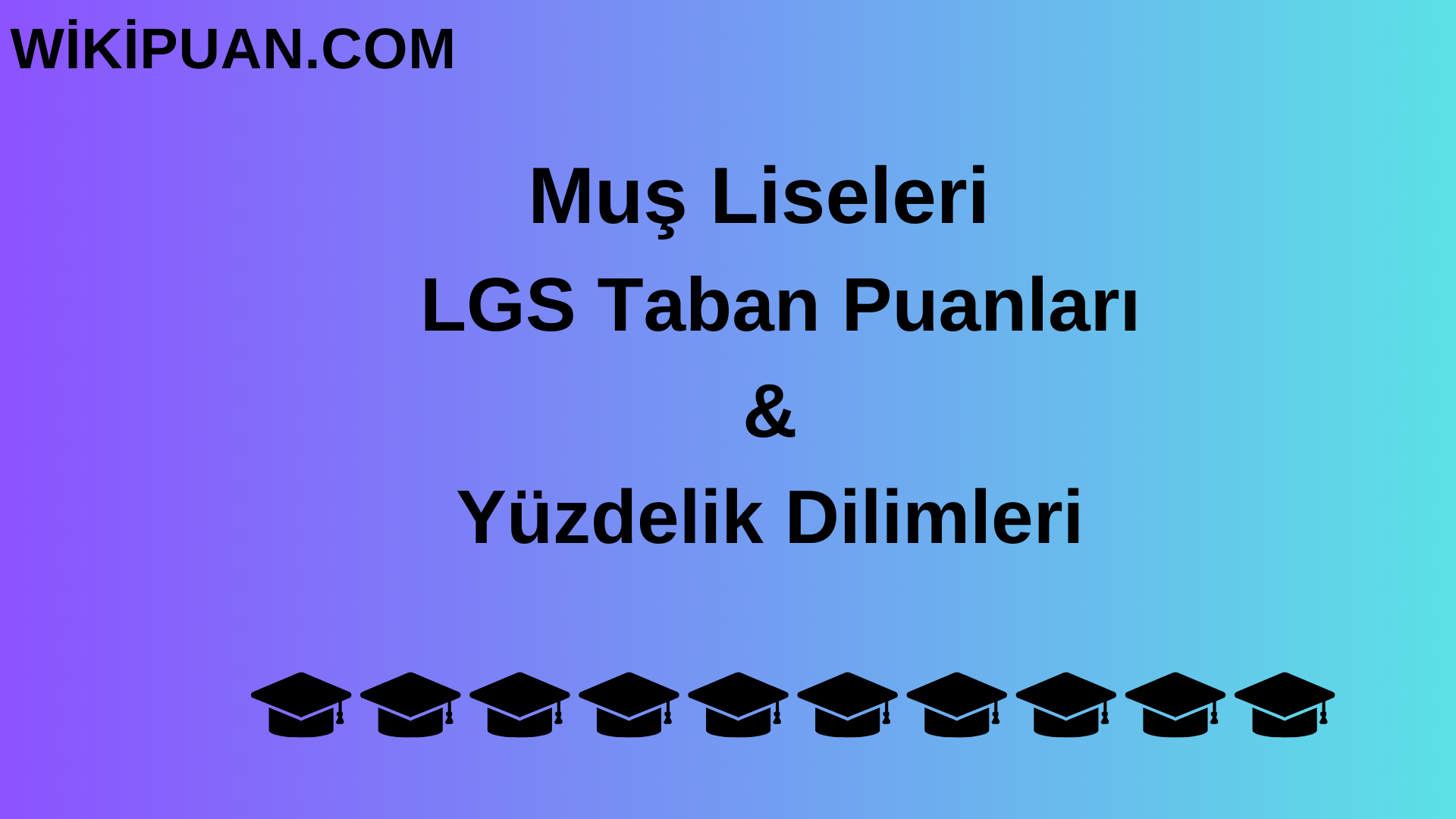 Muş Liseleri LGS Taban Puanları & Yüzdelik Dilimleri 2023 MEB-LGS