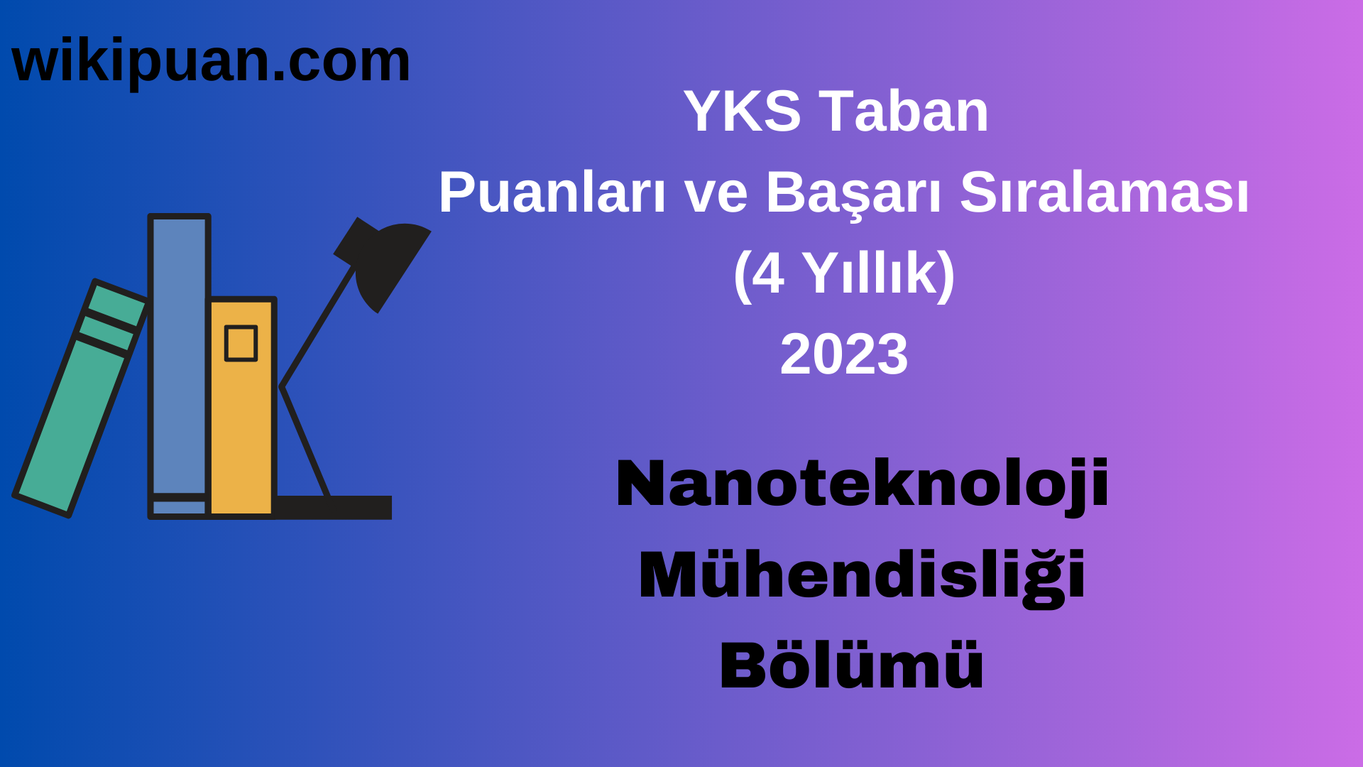 Nanoteknoloji Mühendisliği Bölümü 2023 Taban Puan & Taban Başarı Sırası