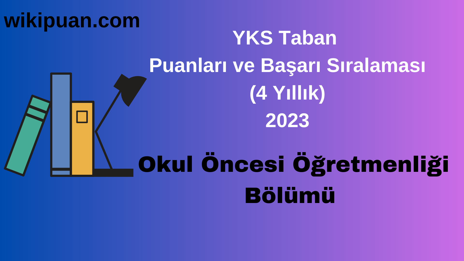 Okul Öncesi Öğretmenliği  Bölümü 2023 Taban Puan & Taban Başarı Sırası