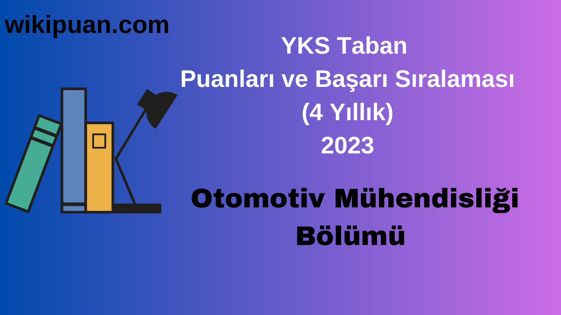 Otomotiv Mühendisliği  Bölümü 2023 Taban Puan & Taban Başarı Sırası