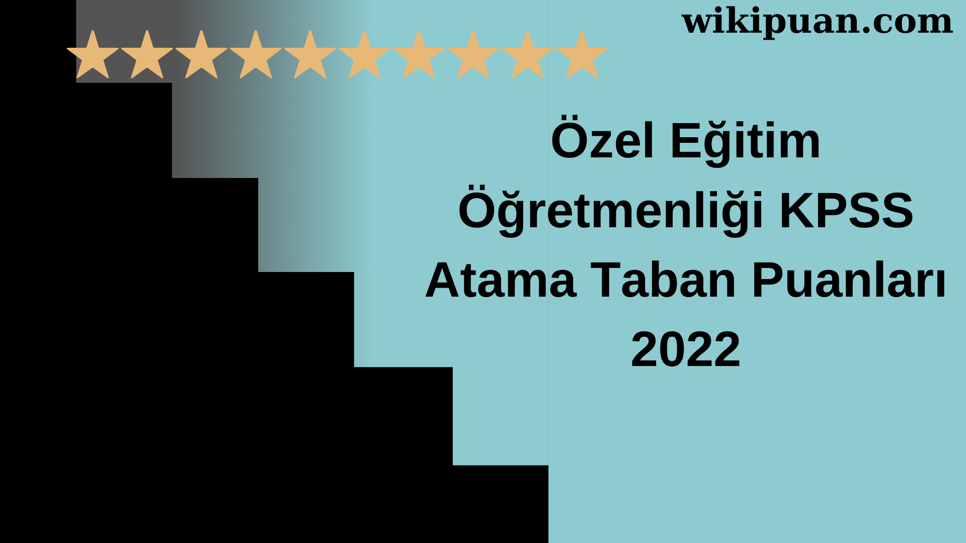 Özel Eğitim Öğretmenliği KPSS Atama Taban Puanları Temmuz 2022-MEB