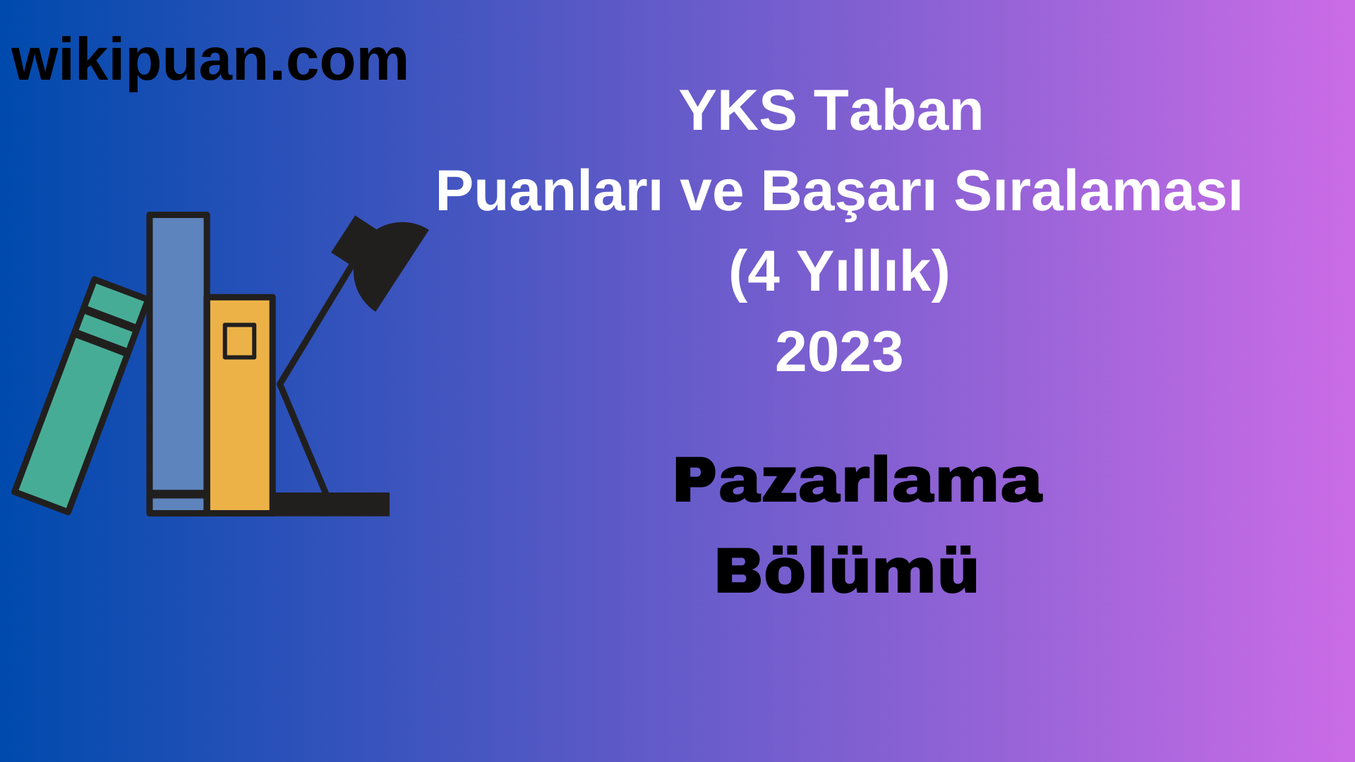 Pazarlama  Bölümü 2023 Taban Puan & Taban Başarı Sırası