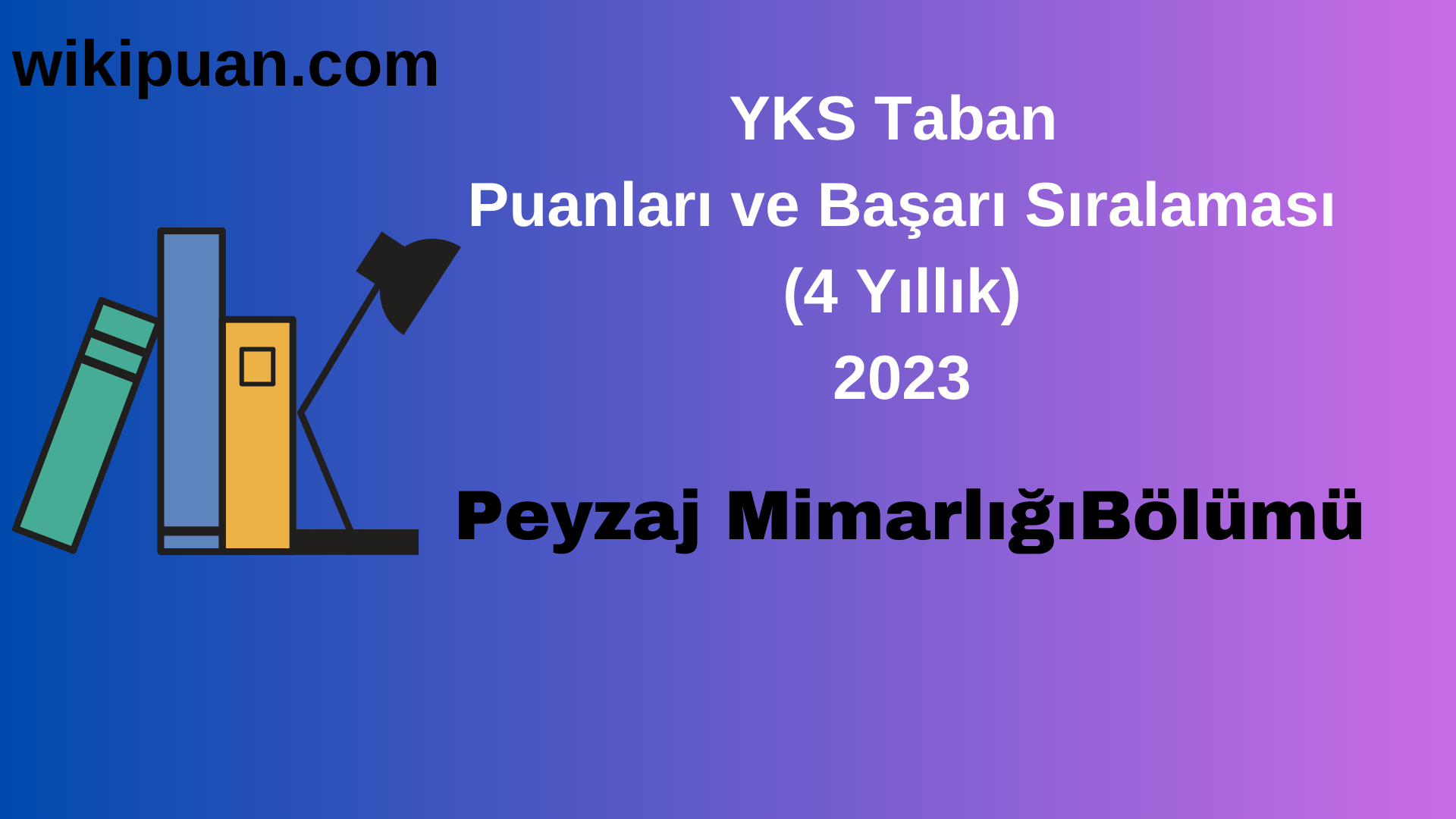 Peyzaj Mimarlığı Bölümü 2023 Taban Puan & Taban Başarı Sırası