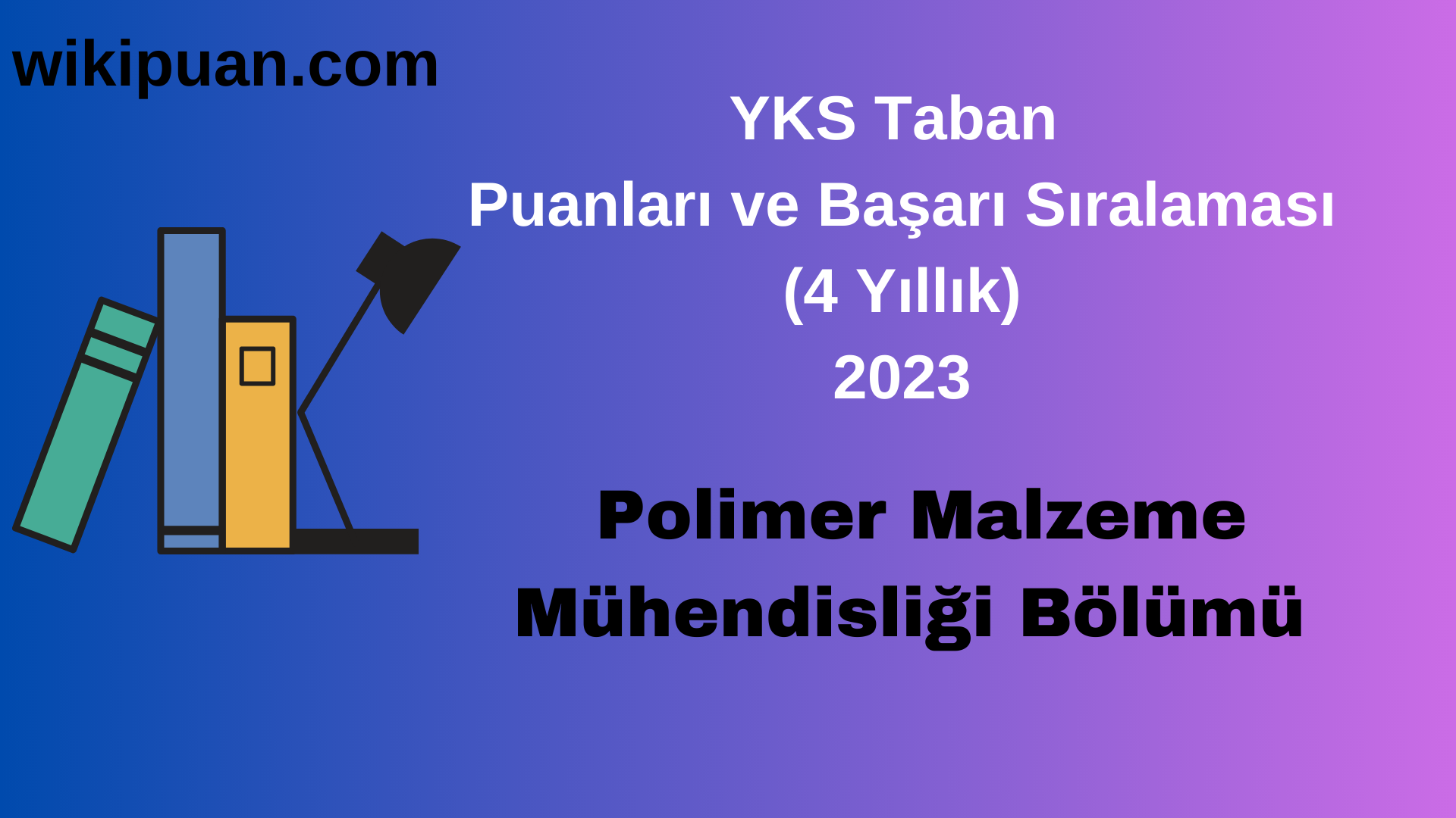 Polimer Malzeme Mühendisliği Bölümü 2023 Taban Puan & Taban Başarı Sırası