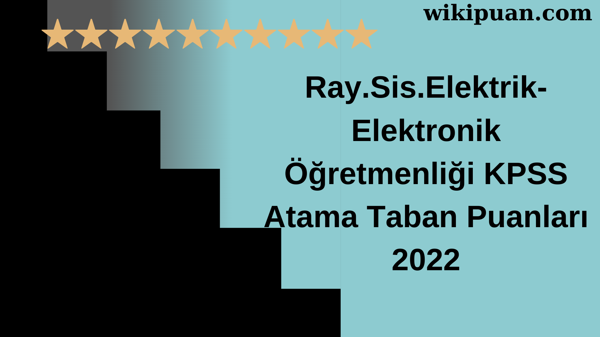 Ray.Sis.Elektrik-Elektronik Öğretmenliği KPSS Atama Taban Puanları Temmuz 2022-MEB