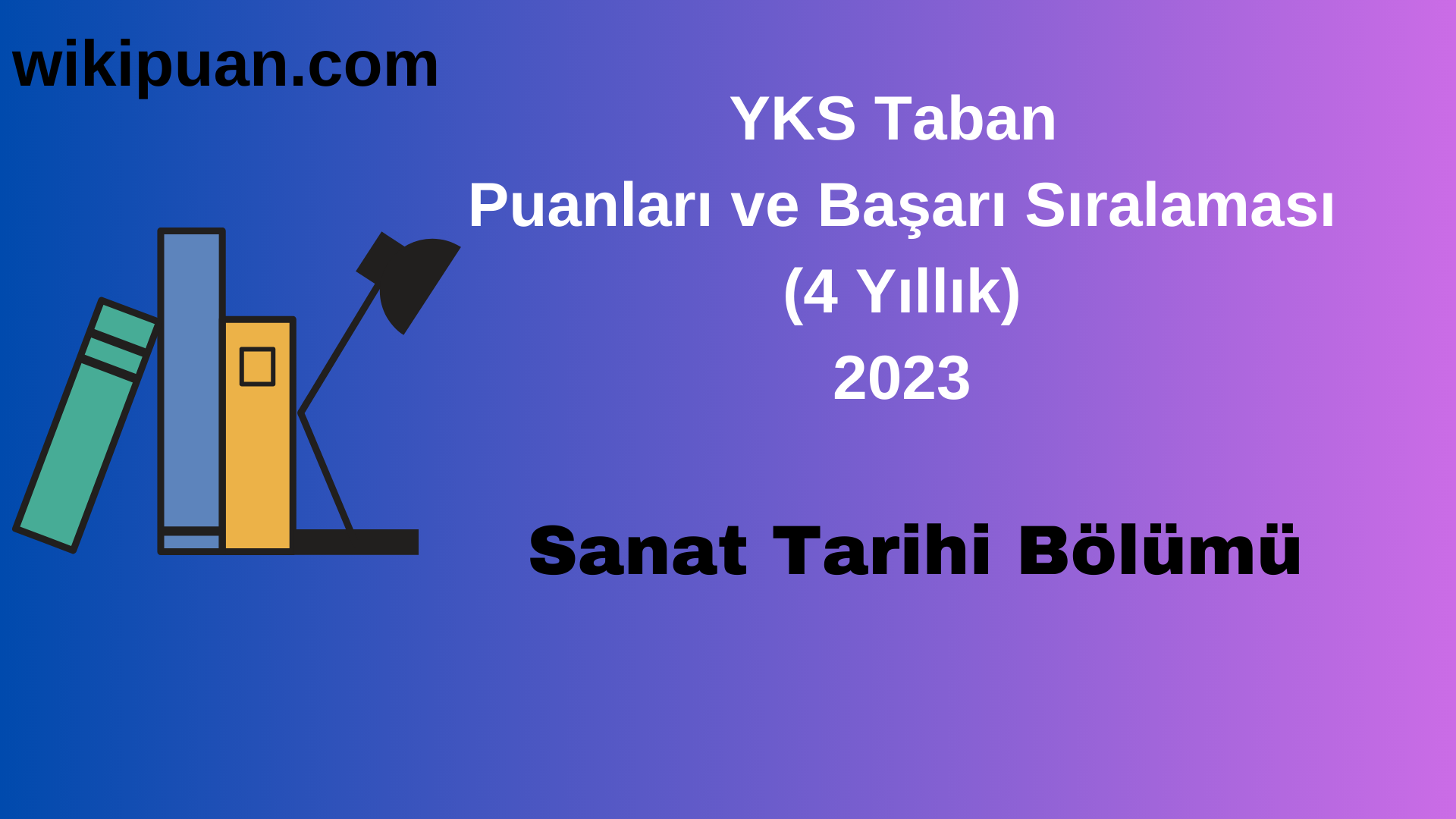 Sanat Tarihi Bölümü 2023 Taban Puan & Taban Başarı Sırası