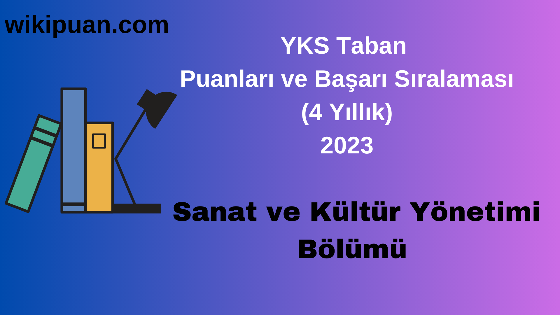 Sanat ve Kültür Yönetimi Bölümü 2023 Taban Puan & Taban Başarı Sırası