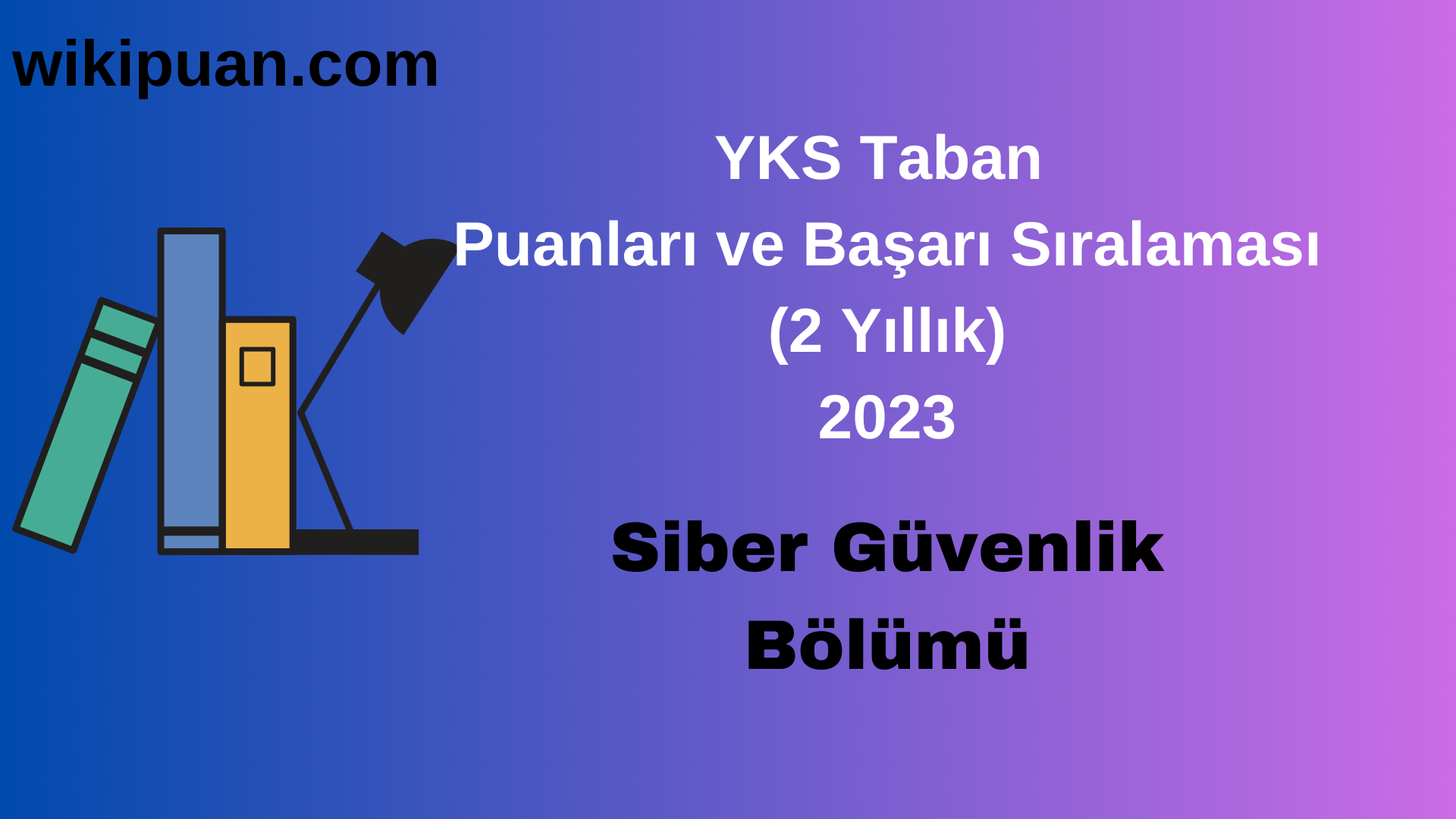 Siber Güvenlik  Bölümü 2023 Taban Puan & Taban Başarı Sırası