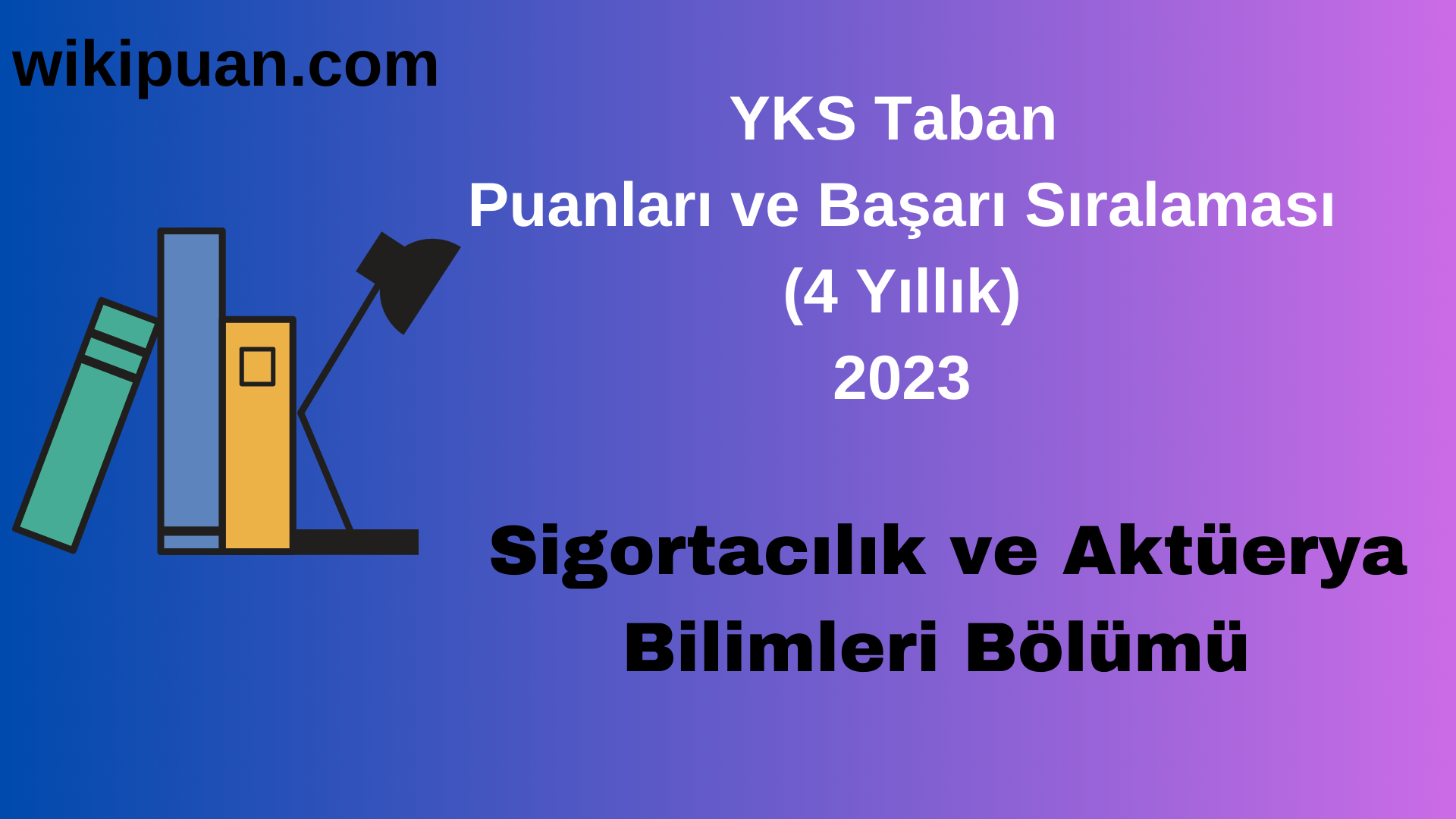 Sigortacılık ve Aktüerya Bilimleri Bölümü 2023 Taban Puan & Taban Başarı Sırası