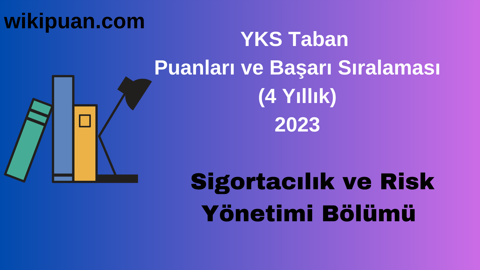 Sigortacılık ve Risk Yönetimi Bölümü 2023 Taban Puan & Taban Başarı Sırası