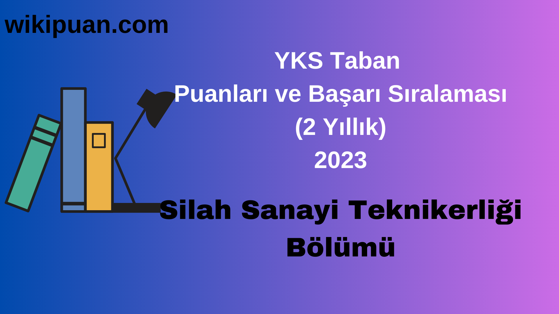 Silah Sanayi Teknikerliği  Bölümü 2023 Taban Puan & Taban Başarı Sırası