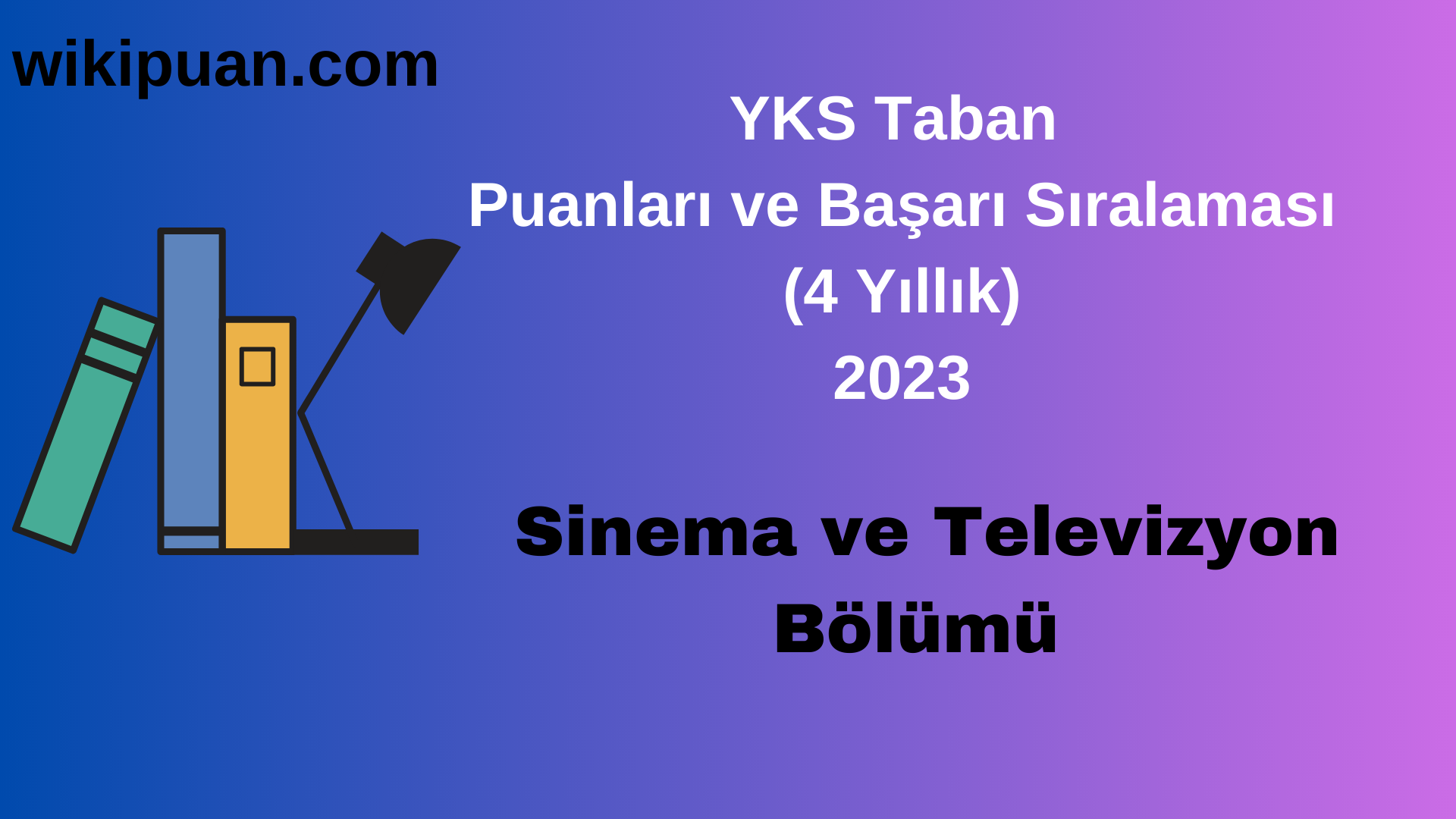 Sinema ve Televizyon Bölümü 2023 Taban Puan & Taban Başarı Sırası