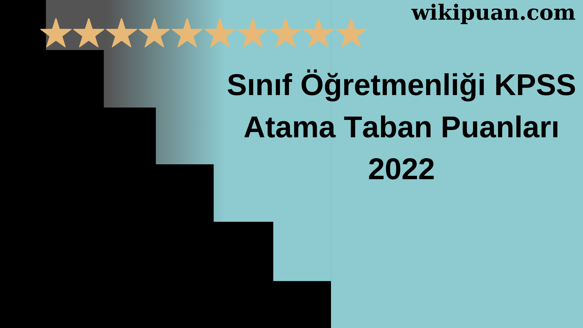 Sınıf Öğretmenliği KPSS Atama Taban Puanları Temmuz 2022-MEB