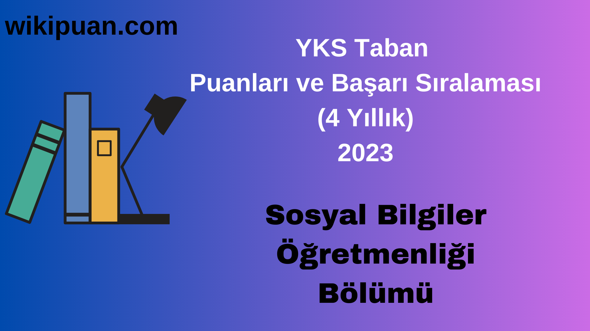 Sosyal Bilgiler Öğretmenliği Bölümü 2023 Taban Puan & Taban Başarı Sırası