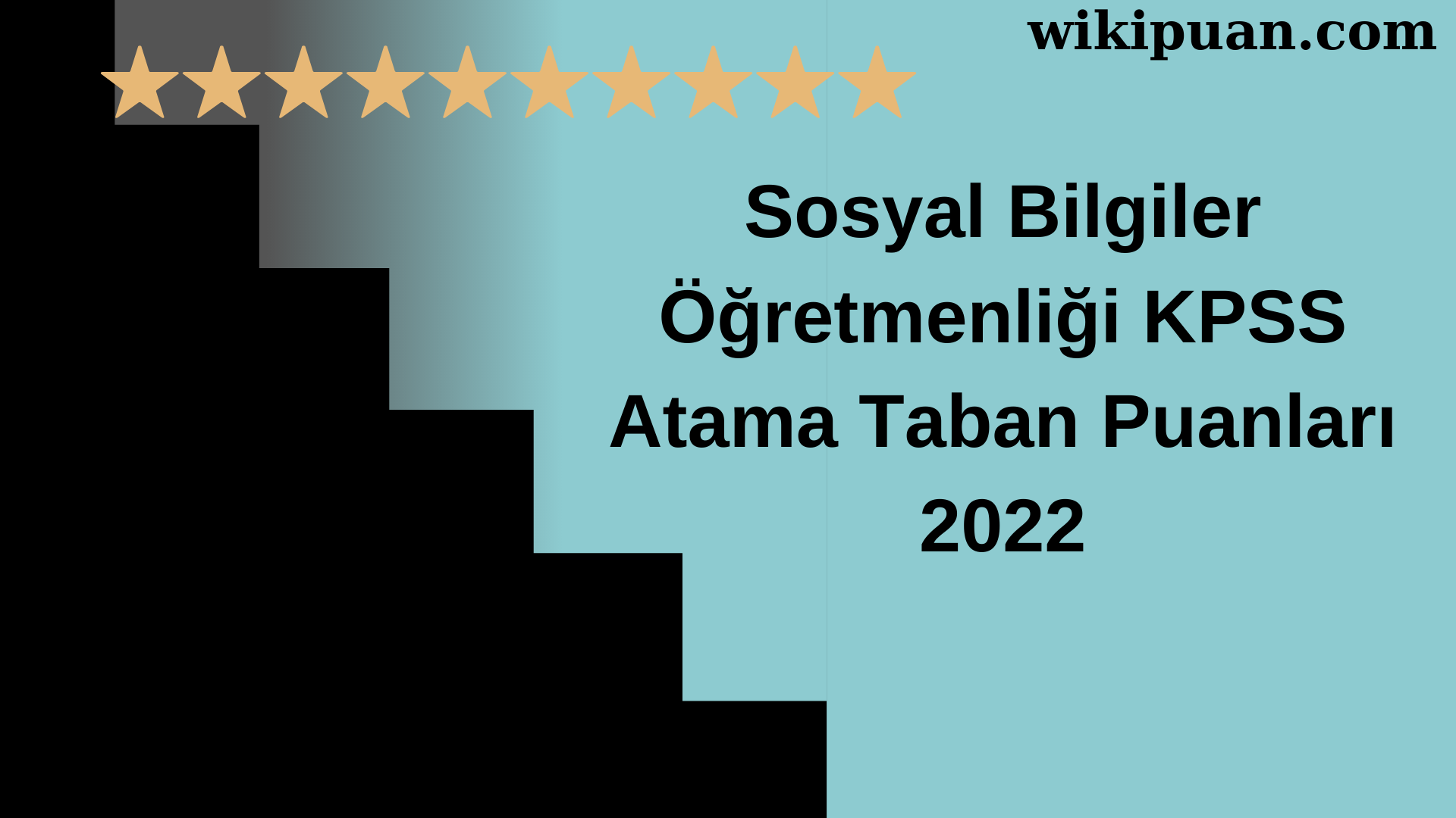 Sosyal Bilgiler Öğretmenliği KPSS Atama Taban Puanları Temmuz 2022-MEB