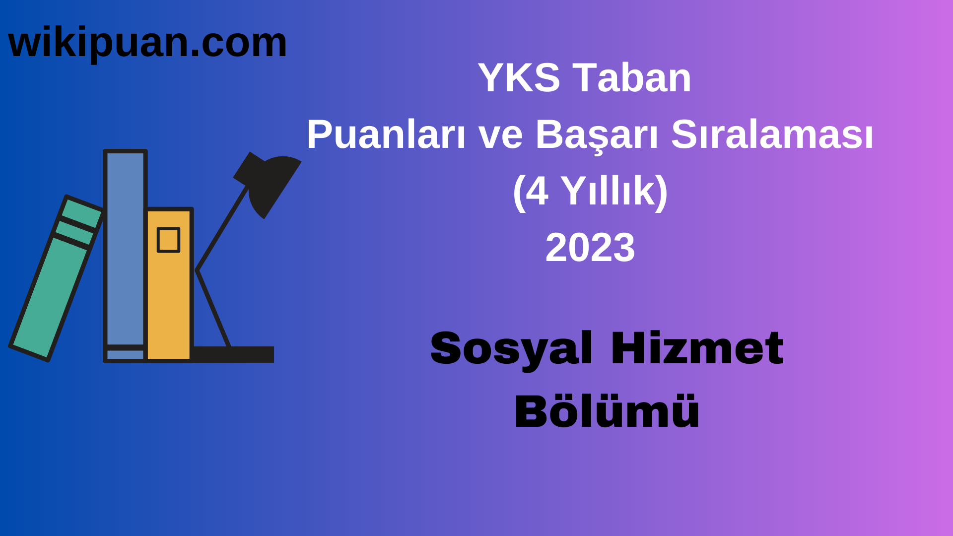Sosyal Hizmet Bölümü 2023 Taban Puan & Taban Başarı Sırası