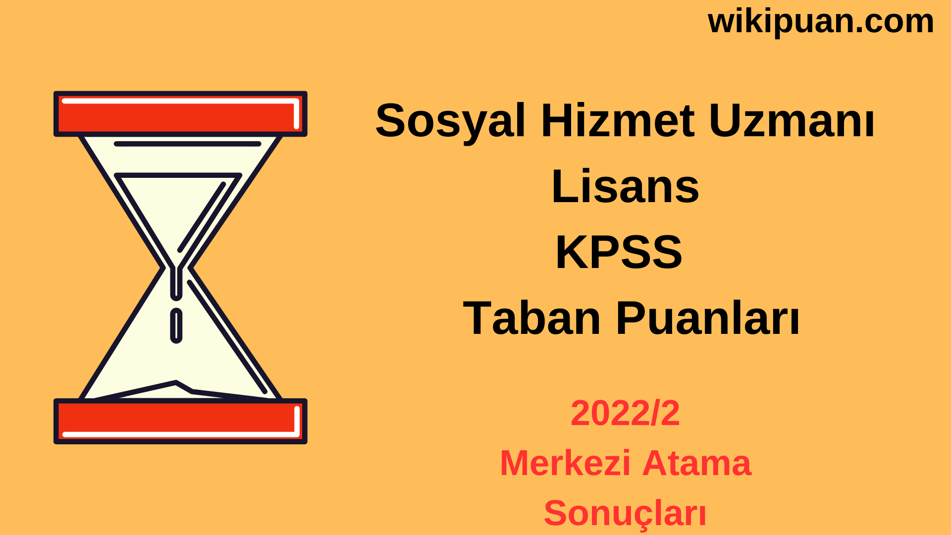 Sosyal Hizmet Uzmanı KPSS Atama Taban Puanları 2022/2