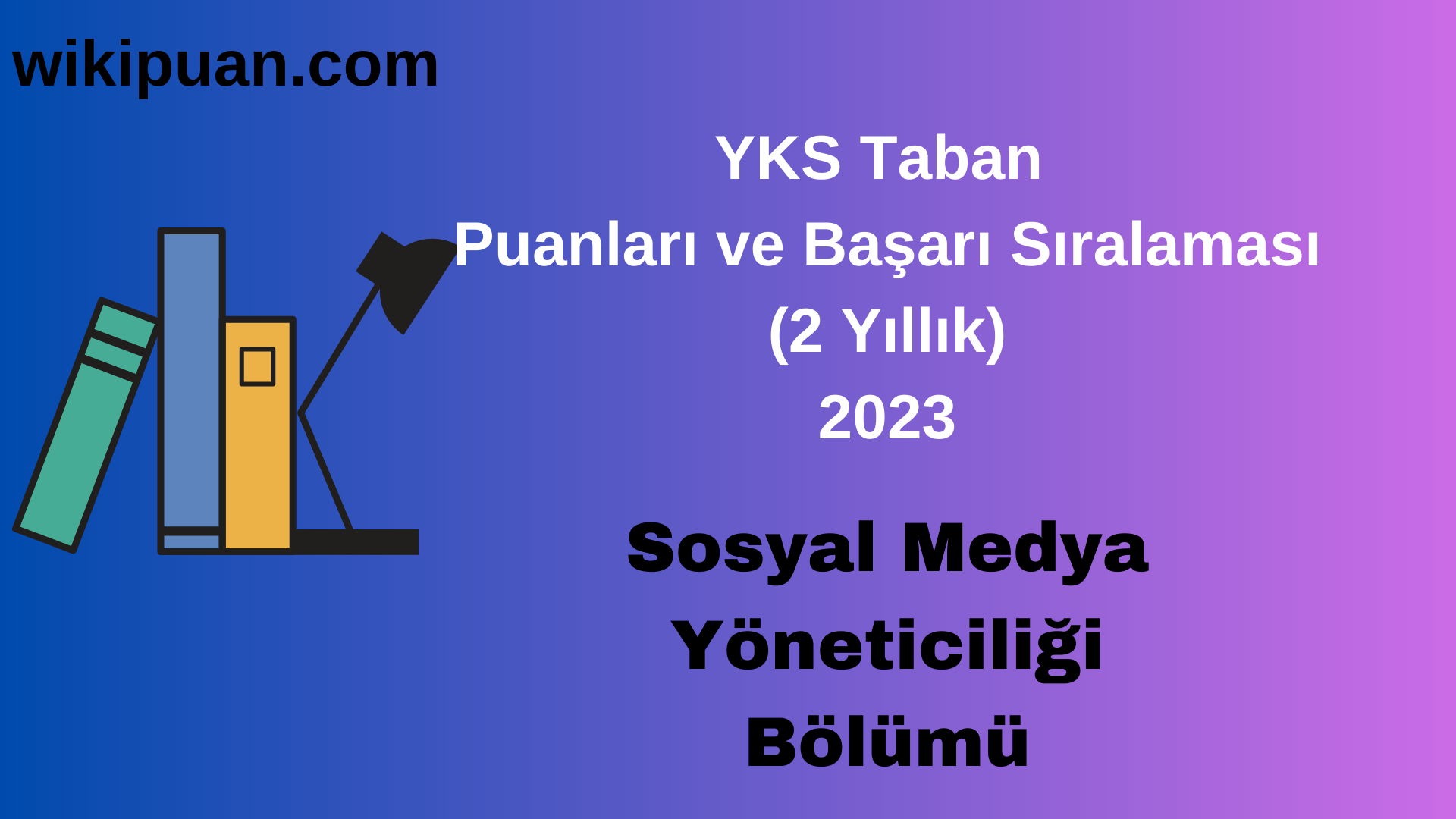 Sosyal Medya Yöneticiliği Bölümü 2023 Taban Puan & Taban Başarı Sırası