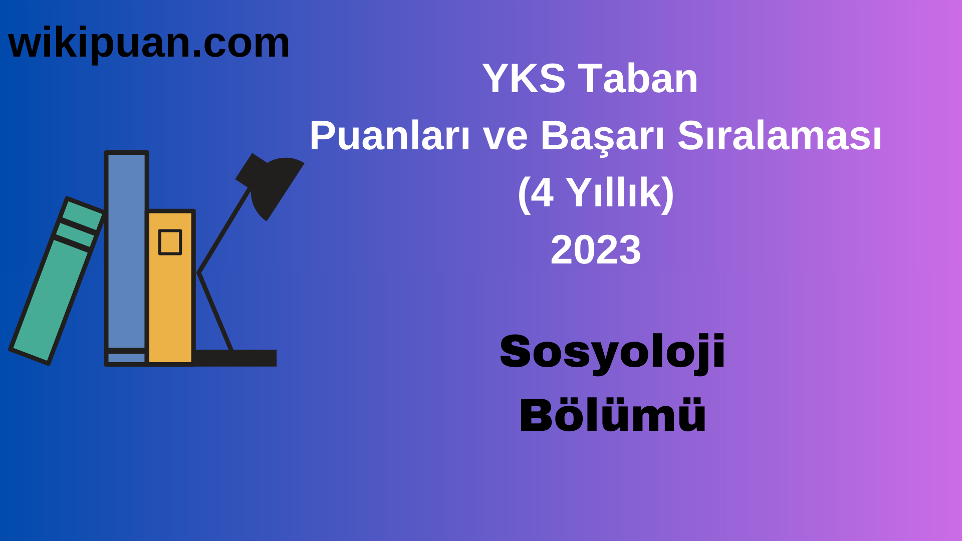 Sosyoloji Bölümü 2023 Taban Puan & Taban Başarı Sırası