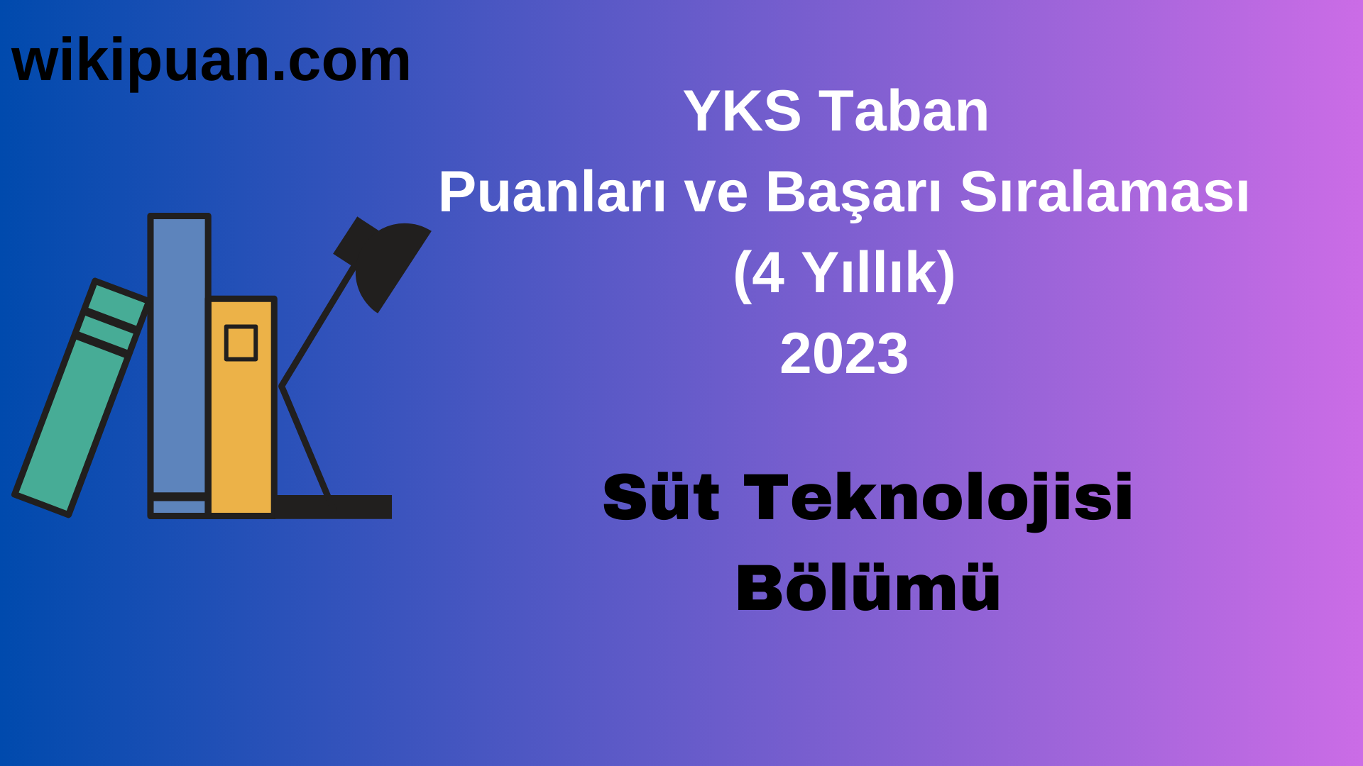 Süt Teknolojisi Bölümü 2023 Taban Puan & Taban Başarı Sırası