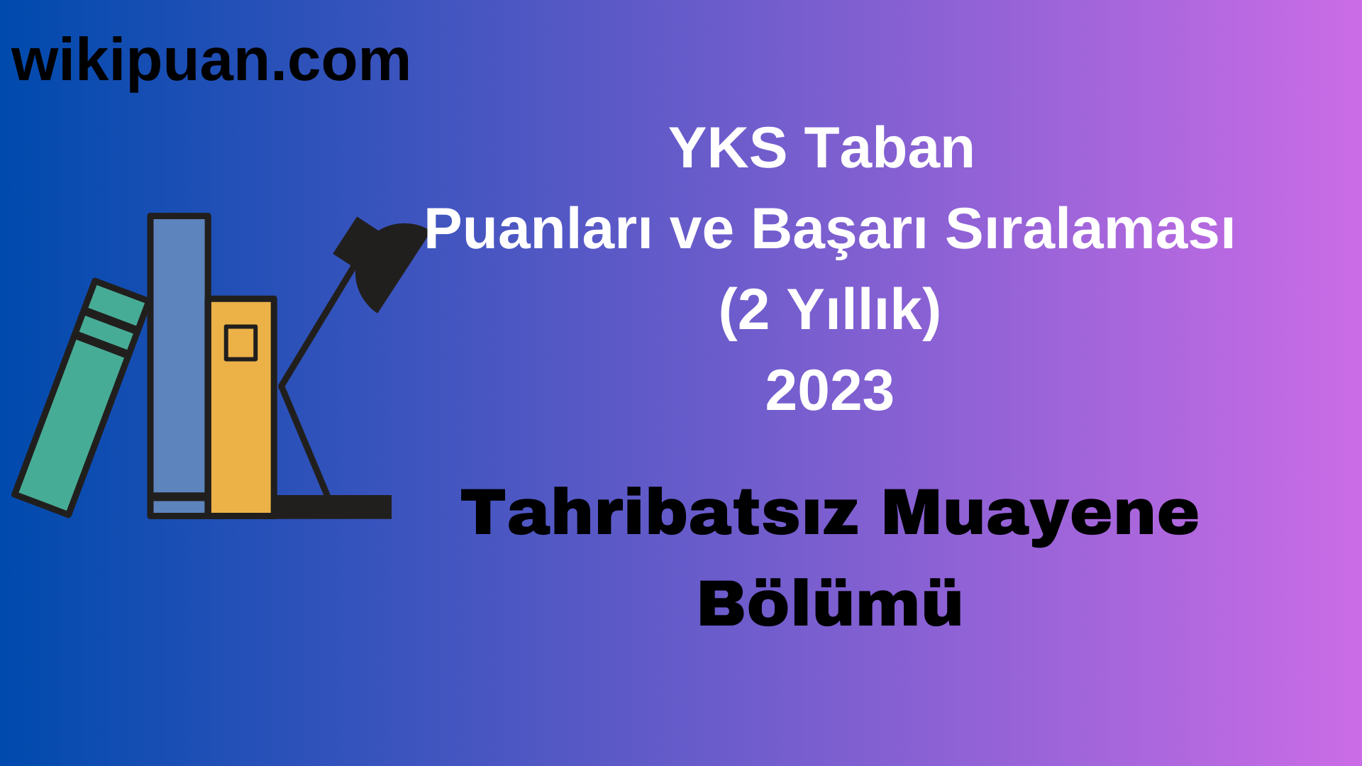 Tahribatsız Muayene Bölümü 2023 Taban Puan & Taban Başarı Sırası