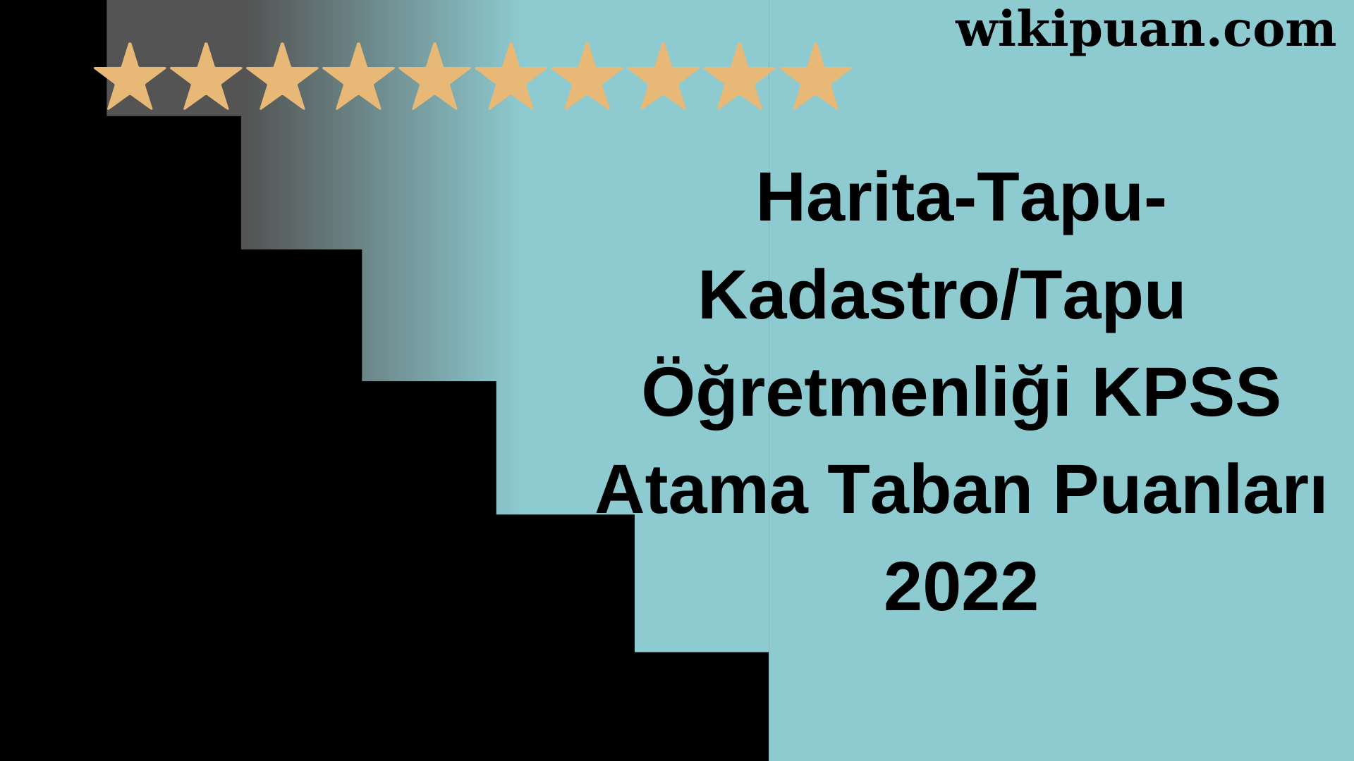 Tapu Öğretmenliği KPSS Atama Taban Puanları Temmuz 2022-MEB