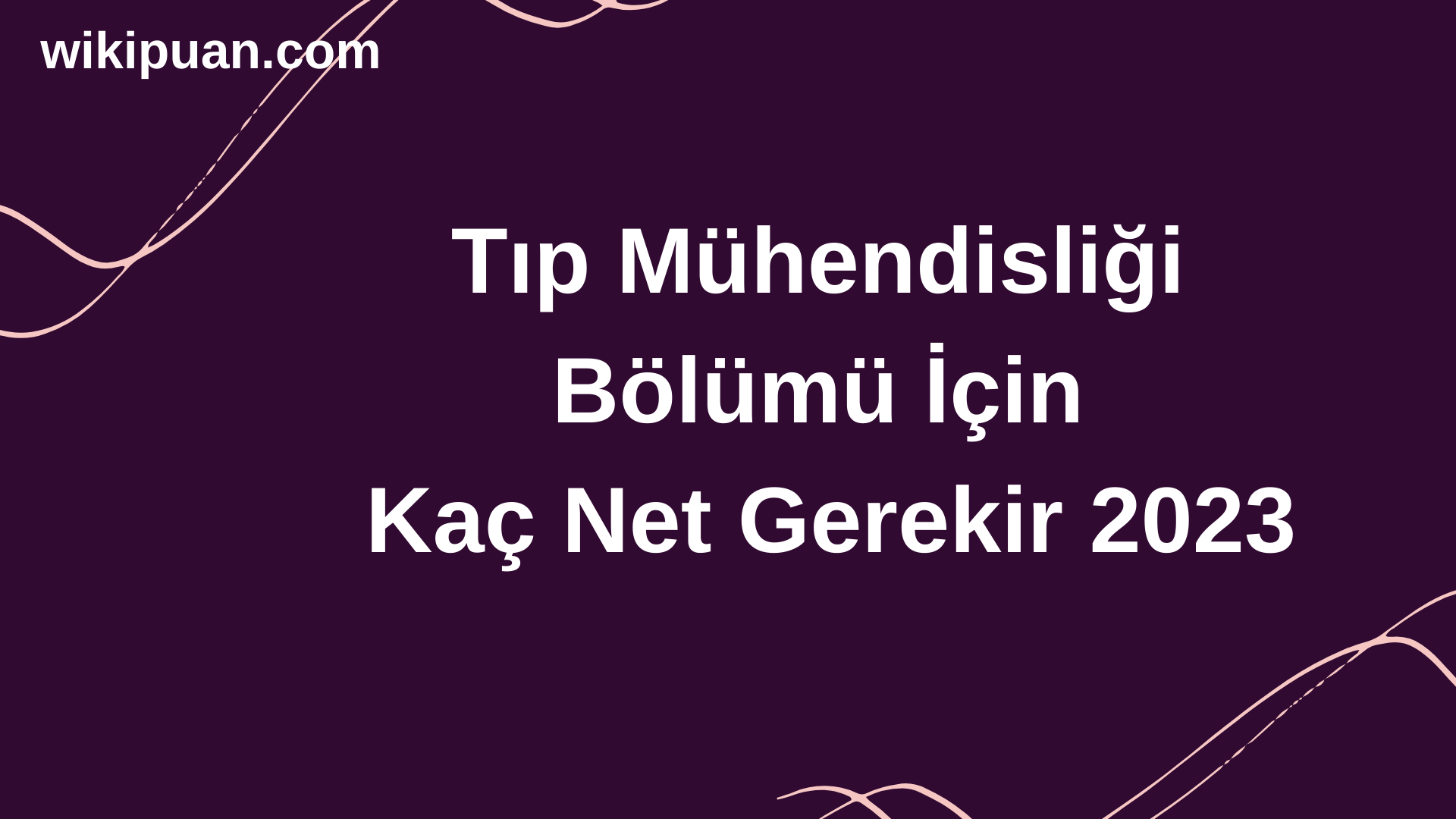 Tıp Mühendisliği  Bölümü İçin Kaç Net Gerekir 2023