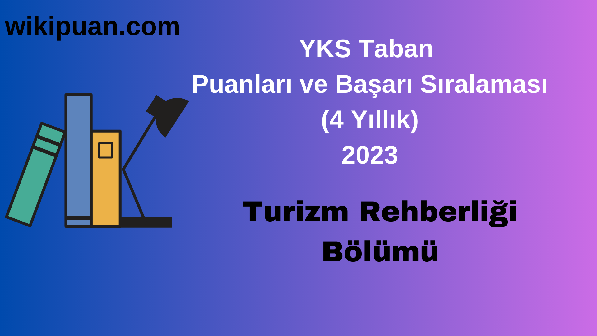 Turizm Rehberliği Bölümü 2023 Taban Puan & Taban Başarı Sırası