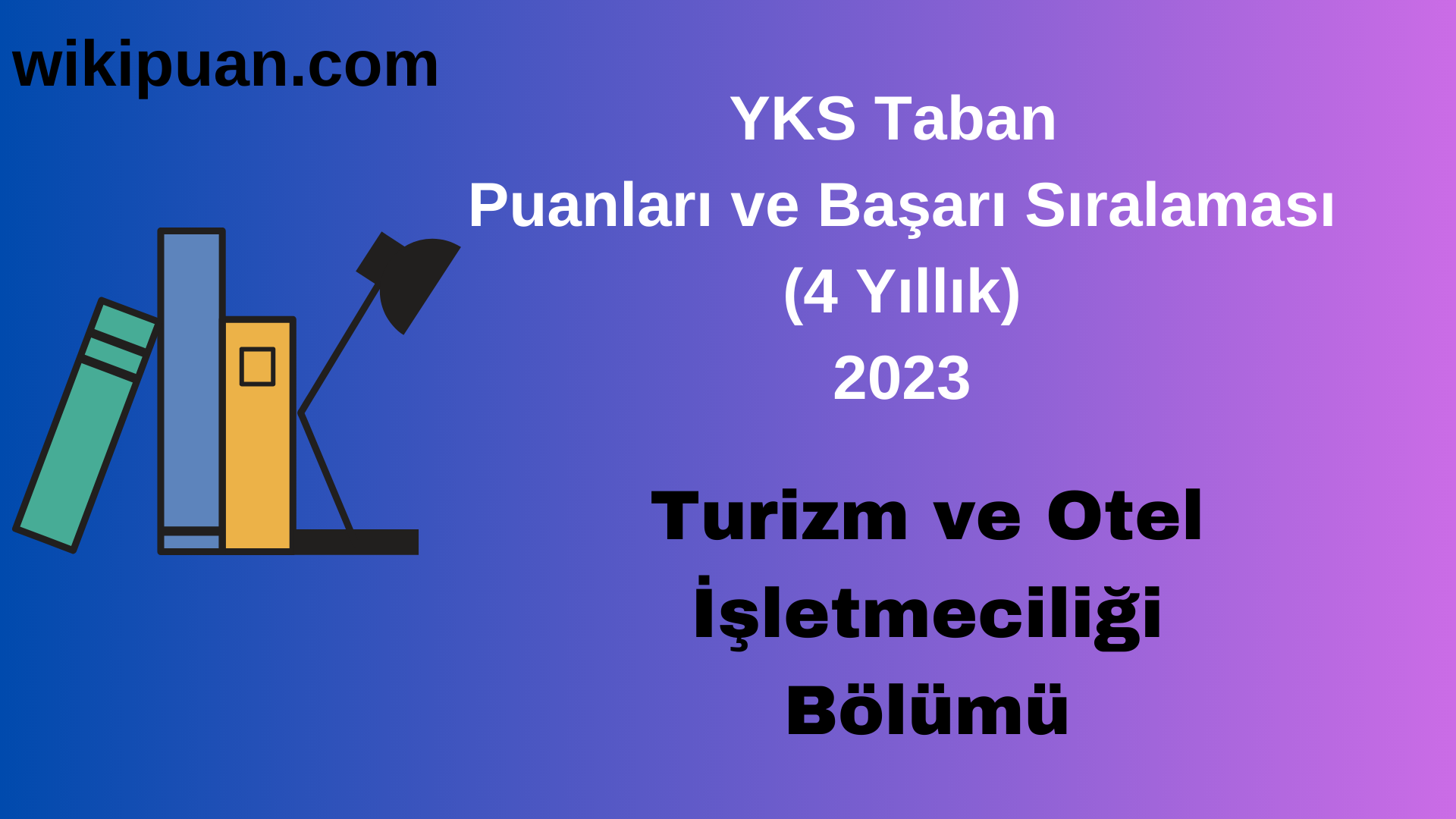 Turizm ve Otel İşletmeciliği Bölümü 2023 Taban Puan & Taban Başarı Sırası