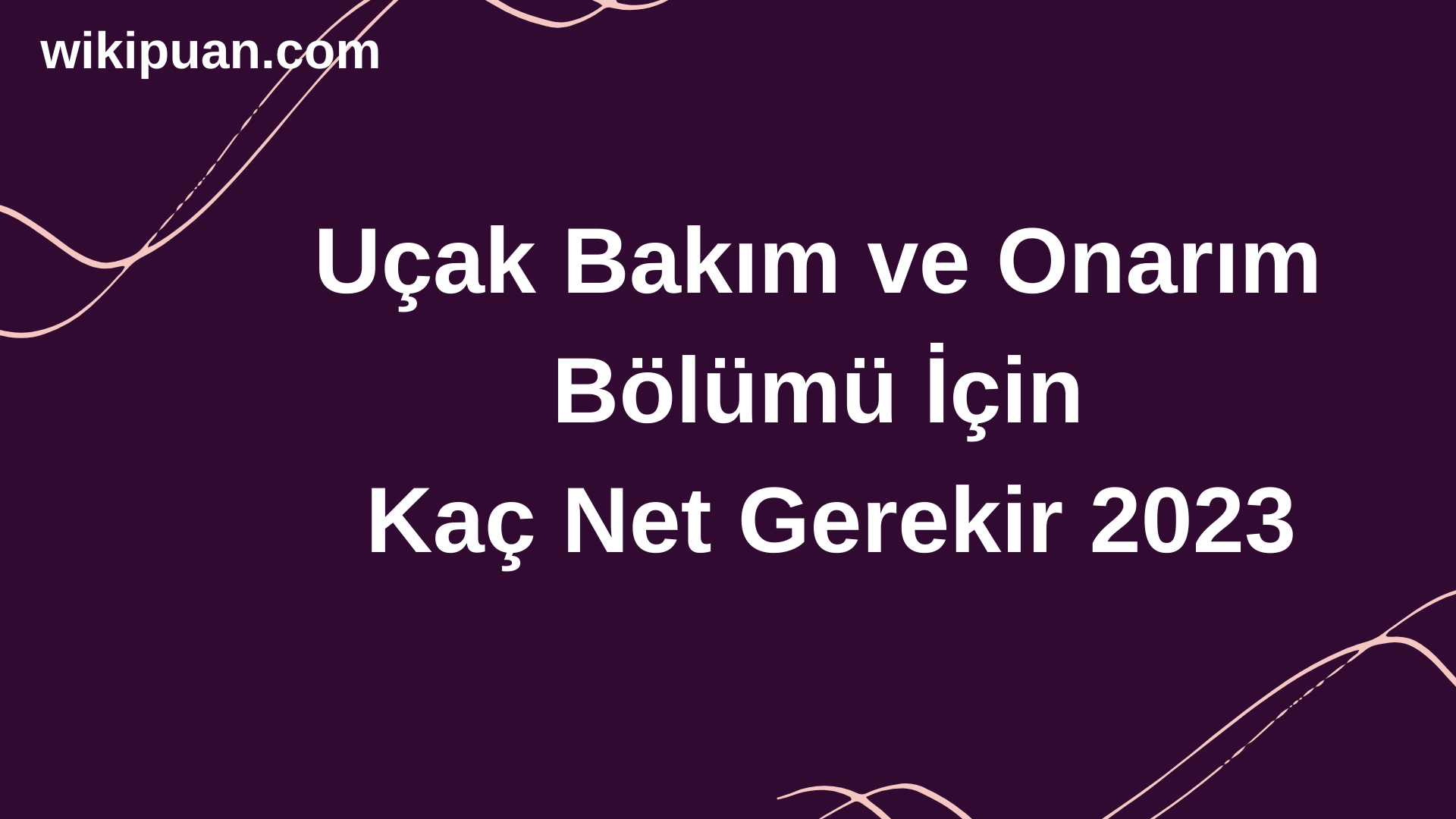 Uçak Bakım ve Onarım Uçak Bakım ve Onarım