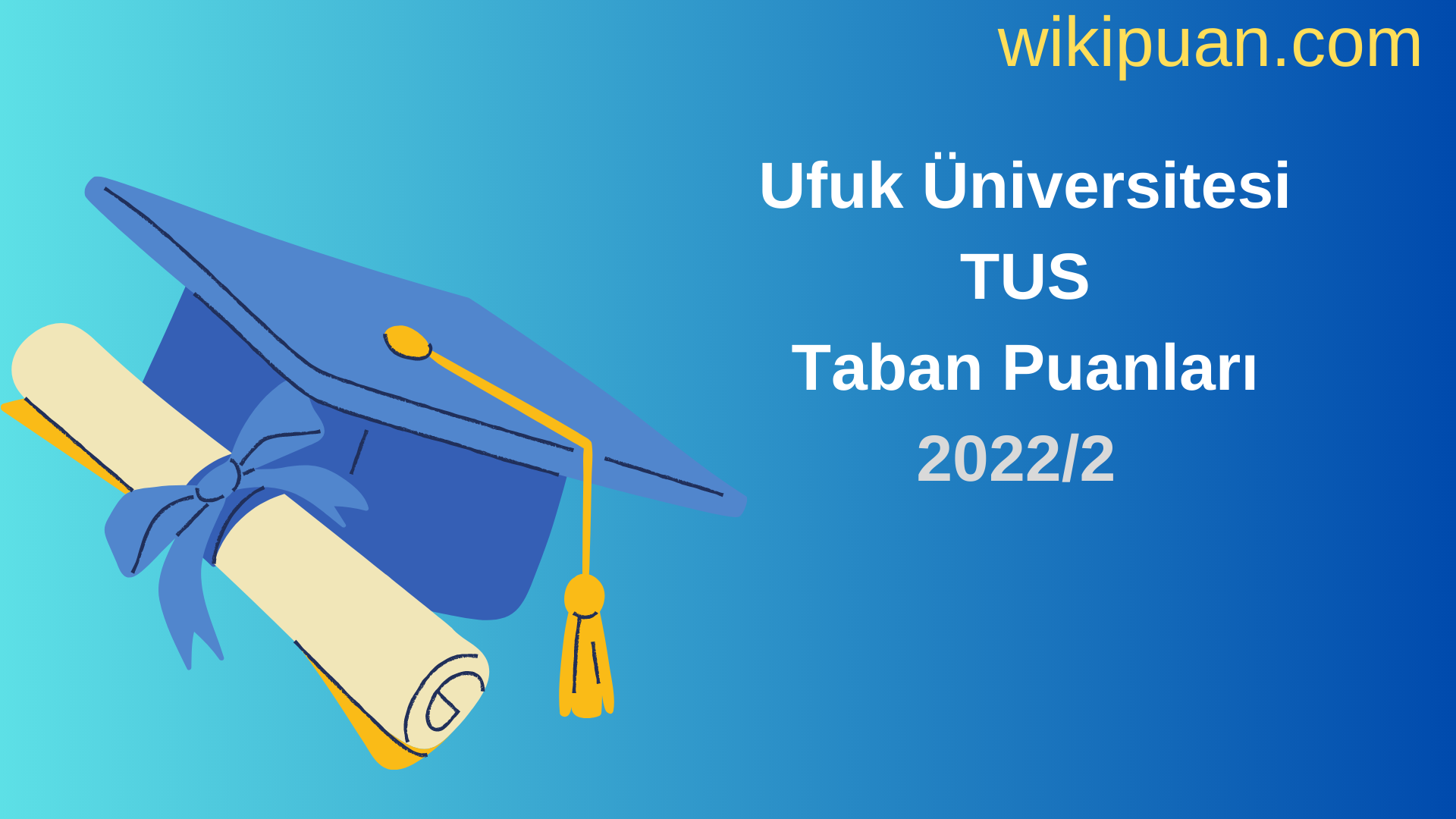 Ufuk Üniversitesi TUS Taban Puanları 2022 2.Dönem Verileri