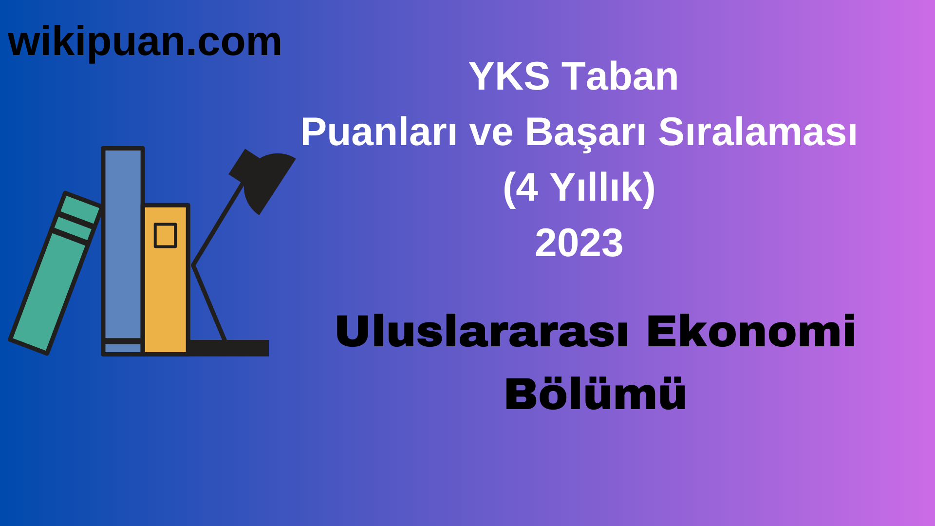 Uluslararası Ekonomi Bölümü 2023 Taban Puan & Taban Başarı Sırası