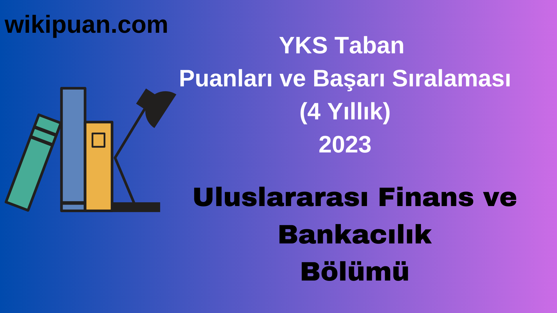 Uluslararası Finans ve Bankacılık Bölümü 2023 Taban Puan & Taban Başarı Sırası