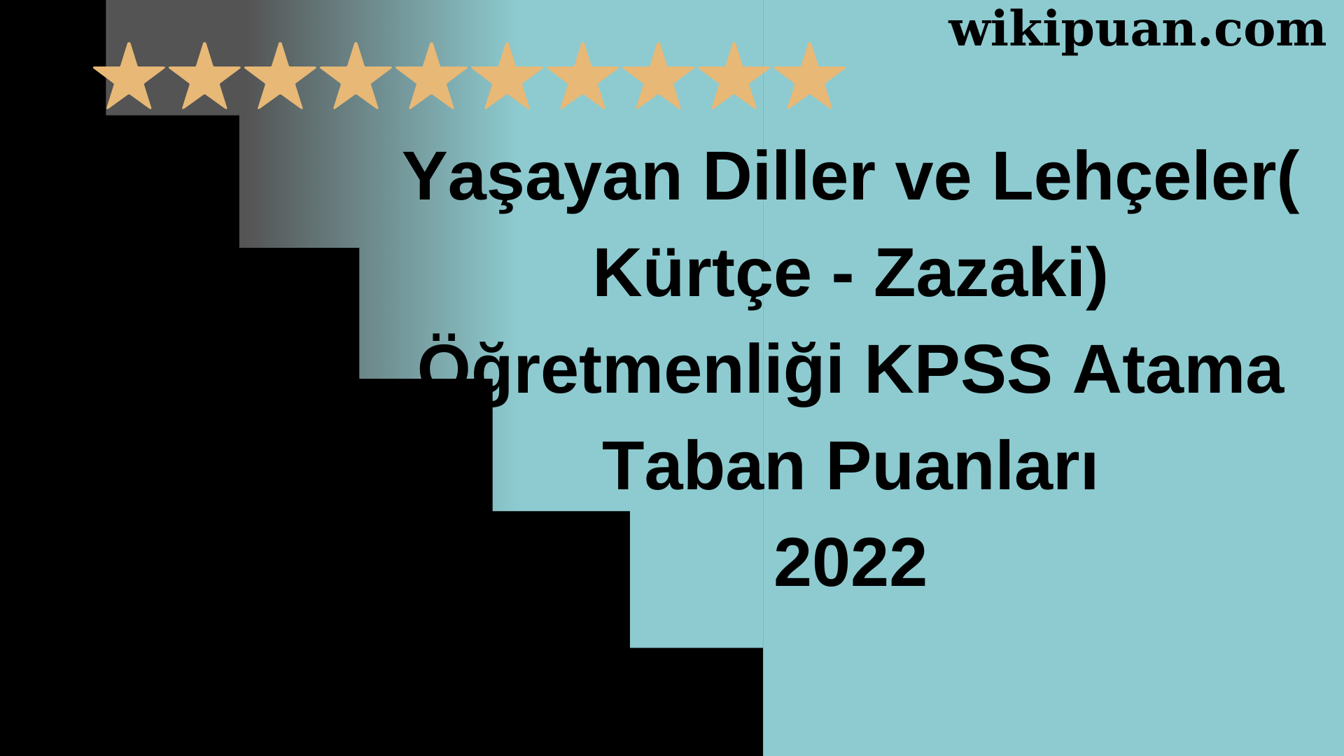 Yaşayan Diller ve Lehçeler( Kürtçe - Zazaki) Öğretmenliği
