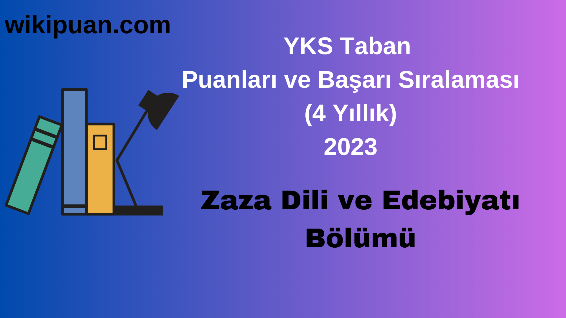Zaza Dili ve Edebiyatı Bölümü 2023 Taban Puan & Taban Başarı Sırası