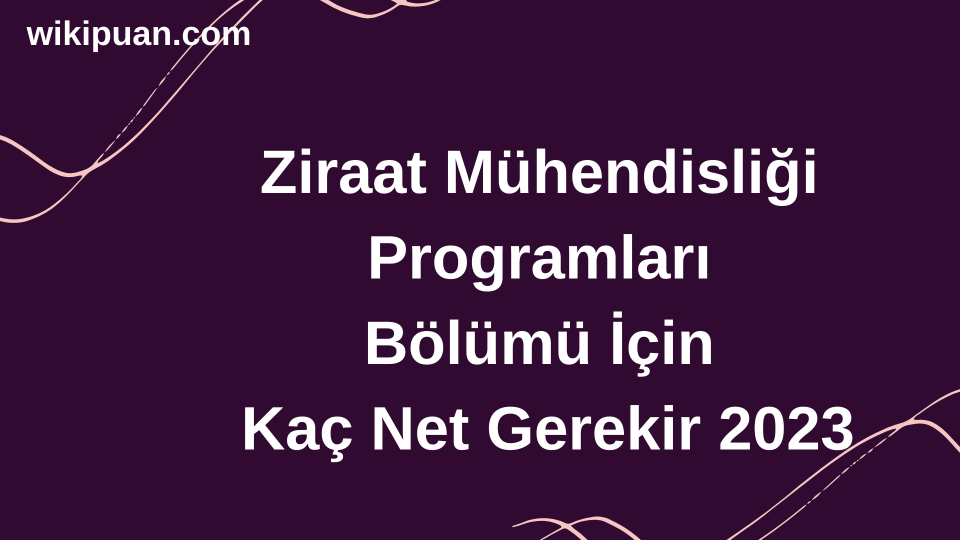 Ziraat Mühendisliği Programları Bölümü İçin Kaç Net Gerekir 2023