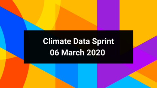 Climate Data Sprint+Image
