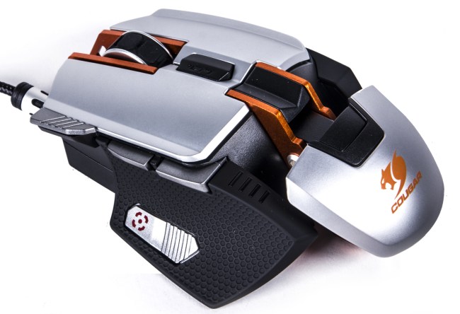 Cougar 700M - laser mouse with aluminum frame and adjustable form