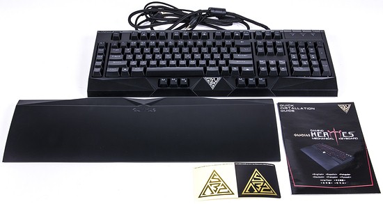 GAMDIAS Hermes - mechanical backlit keyboard from a new player in the market of gaming peripherals