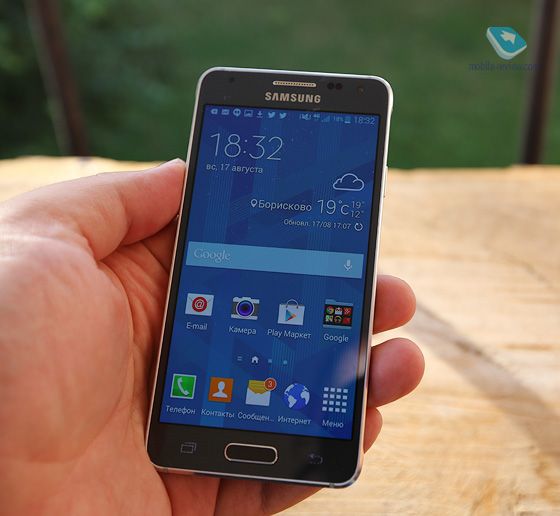 Review of the smartphone Samsung Galaxy Alpha SM-G850F