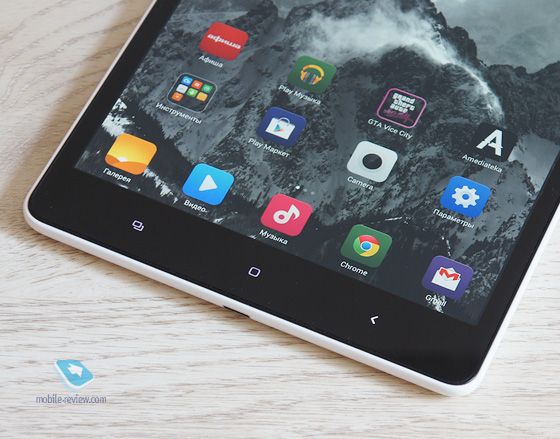 Review of the tablet Xiaomi MiPad