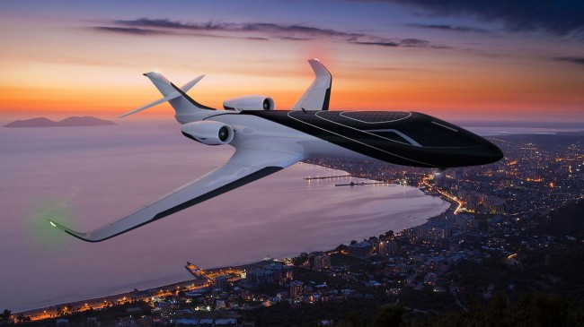DESIGNERS HAVE PRESENTED THE CONCEPT OF "TRANSPARENCY" OF THE AIRPLANE