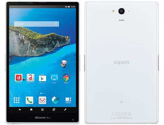 Review of the tablet Aquos Pad Docomo SH-06F