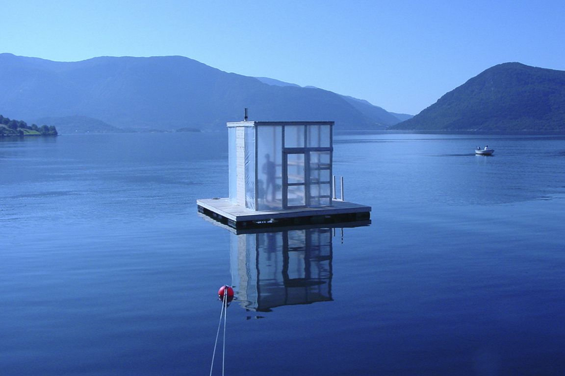 On Lake Washington will be a floating Floating Sauna