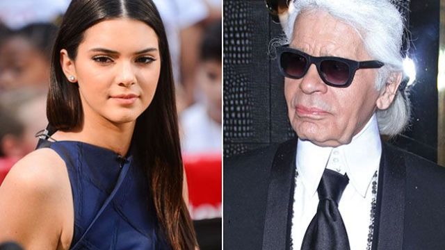 Sister Kim Kardashian became a muse of Karl Lagerfeld