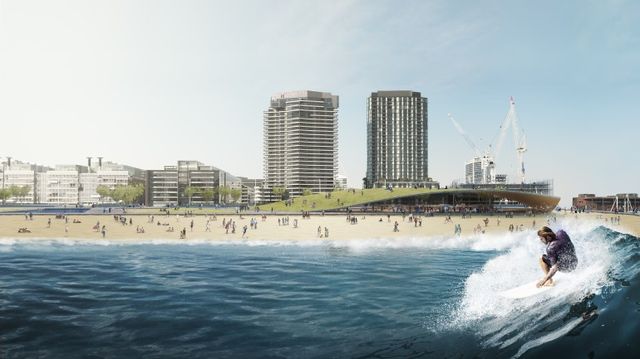In Australia Arup, the beach will be on the high seas