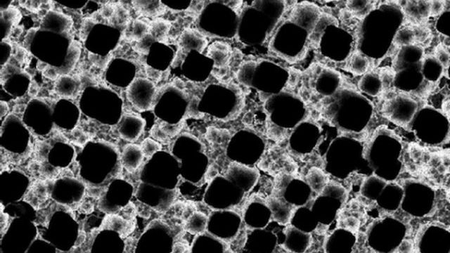Scientists have created a battery consisting of millions of nanopores