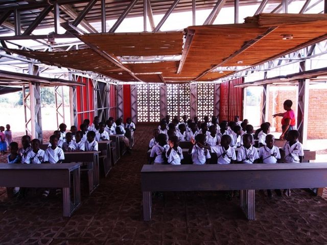 School of containers in Malawi